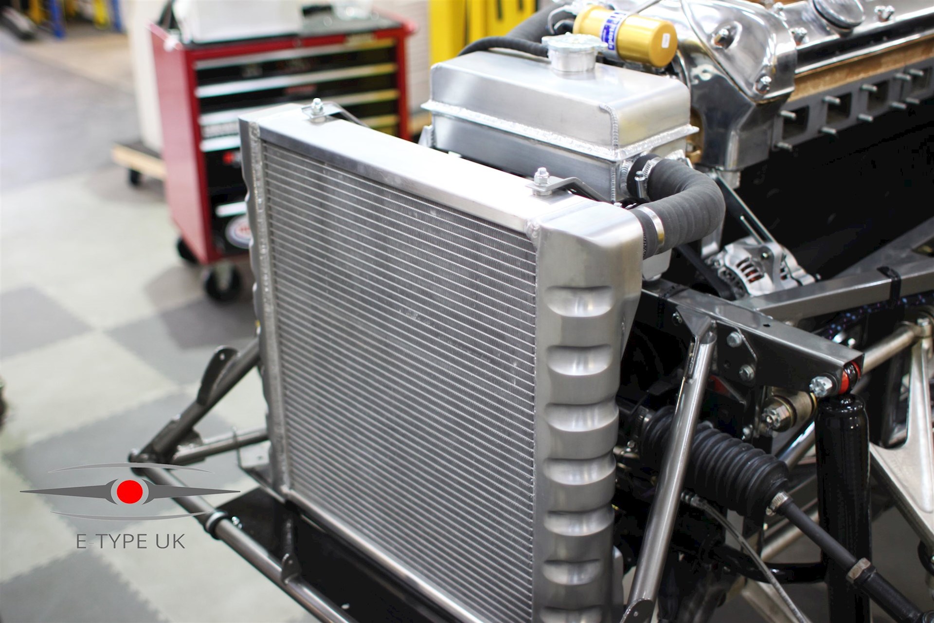 jaguar e type radiator